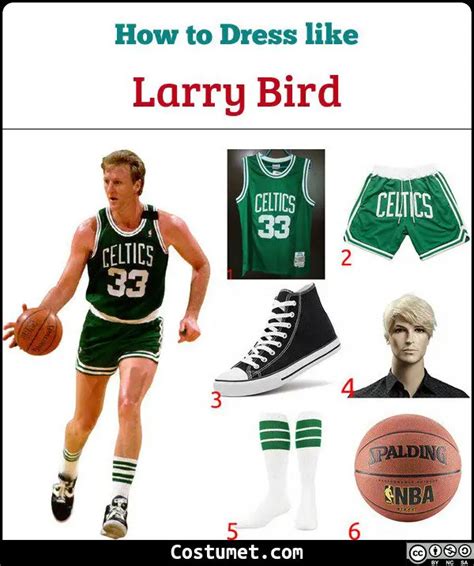 List of. . Larry bird costume